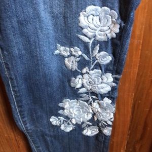 Torrid Boyfriend embroidered jeans